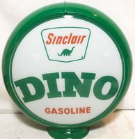 Sinclair DINO Grote Letters Benzinepomp Bol - thumbnail