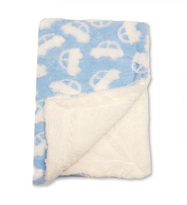 Snuggle Baby babydeken auto's 75 x 100 cm Snuggle Baby babydeken auto's 75 x 100 cm