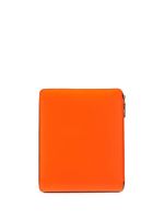 Comme Des Garçons Wallet pochette d'ordinateur en cuir colour block - Rouge - thumbnail