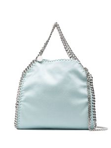 Stella McCartney sac cabas Farravera à détail de chaine - Bleu