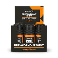 Body & Fit, Pre-Workout Shot, Pre Workout Shot met Cafeïne & Beta-Alanine, Orange, 12 pack