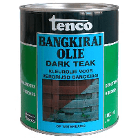 tenco bangkirai olie dark teak 2.5 ltr - thumbnail