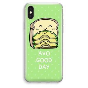 Avo Good Day: iPhone XS Max Transparant Hoesje