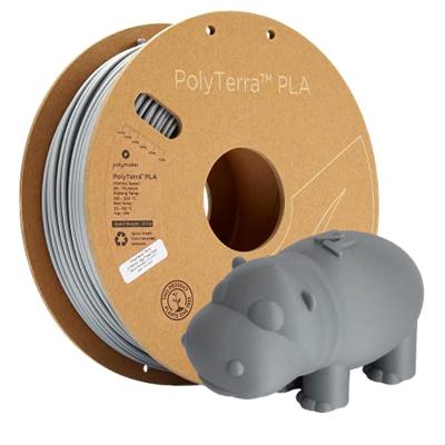 Polymaker 70825 PolyTerra PLA Filament PLA 2.85mm 1000g Grau (matt) 1St.