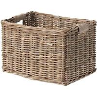 Rotan fietsmand Basil Dorset medium 27 x 39 x 21 cm - nature grey