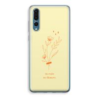 No rain no flowers: Huawei P20 Pro Transparant Hoesje