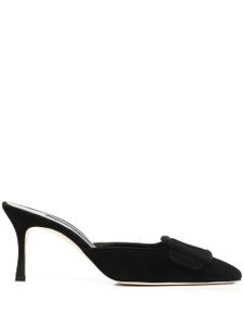 Manolo Blahnik mules Maysale à boucles - Noir