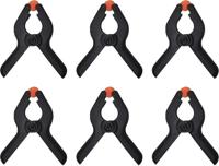 ProPlus universele klemmen 64 mm zwart 6 stuks