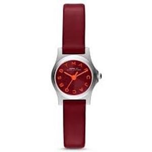 Horlogeband Marc by Marc Jacobs MBM1325 Leder Rood 10mm