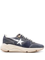 Golden Goose baskets Running Sole en daim - Bleu