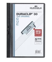 Durable 220001 Klemmap Duraclip Original 30 (voor 1-30 vellen A4), 25 stuks, zwart
