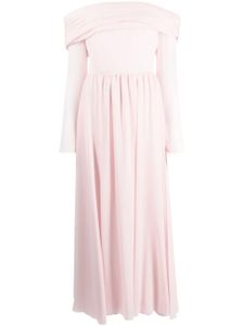 Giambattista Valli Georgette fully-pleated dress - Rose