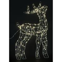 Kerstverlichting LED rendier - hangend - 53 cm - 200 lampjes - metaal - verlichte dieren