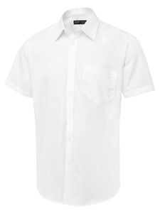 Uneek UC714 Men's Short Sleeve Poplin Shirt (Tailored Fit)