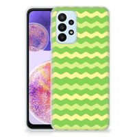 Samsung Galaxy A23 TPU bumper Waves Green - thumbnail