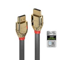 LINDY Aansluitkabel HDMI-A-stekker, HDMI-A stekker 2,00 m grijs 37602 HDMI-kabel