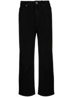 Self-Portrait jean court à taille haute - Noir