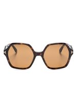 TOM FORD Eyewear lunettes de soleil Romy à monture oversize - Marron