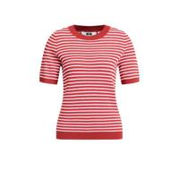 WE Fashion gestreept T-shirt rood
