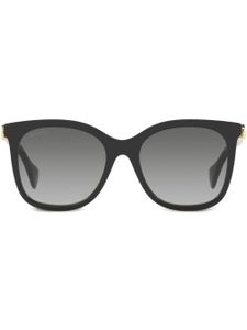 Gucci Eyewear lunettes de soleil GG à monture oversize - Noir