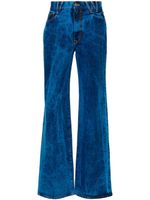 Vivienne Westwood jean droit à patch logo - Bleu - thumbnail