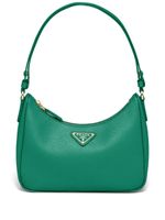 Prada mini sac Re-Edition en cuir - Vert