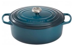 Le Creuset Braadpan Signature - Ovaal - Deap Teal - ø 31 cm / 6.3 liter