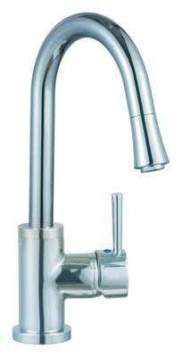 Schutte UNICORN ééngreepsmengkraan keuken met uittrekbare mousseur, chroom Schutte UNICORN ééngreepsmengkraan keuken met uittrekbare mousseur, chroom