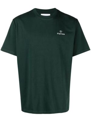 Palmes Allan T-shirt met logoprint - Groen Palmes Allan T-shirt met logoprint - Groen
