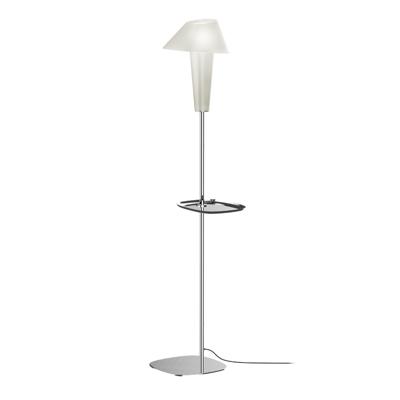 Wever & Ducre - Rever 1.0 L Vloerlamp Wit / Chroom