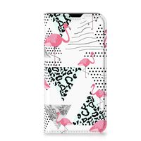 iPhone 13 Mini Hoesje maken Flamingo Triangle - thumbnail