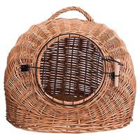 Trixie 2871 mandhol met rooster, ø 50 cm, bruin