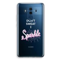 Sparkle quote: Huawei Mate 10 Pro Transparant Hoesje - thumbnail