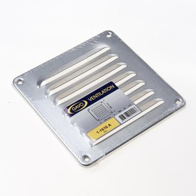 Schoepenrooster 15.5x15.5 alu