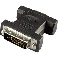 Renkforce RF-421222 DVI/VGA-adapter [1x DVI-stekker 24+5-pol. - 1x VGA-aansluiting] zwart