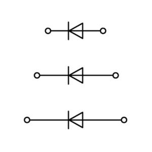 WAGO 870-596/281-673 Diodeklem 3-etages 5 mm Spanveer Toewijzing: L Grijs 50 stuk(s)