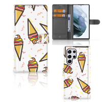 Samsung Galaxy S22 Ultra Book Cover Icecream