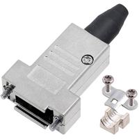 encitech DTSL25-RG-SJS-M3-T-K 6560-5217-33 D-sub behuizing Aantal polen: 25 Tinspuitgiet 180 ° Metaal 1 stuk(s)