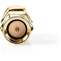 Nedis SMA Adapter | SMA-stekker | SMA-stekker | verguld | 50 ohm | recht | koper | goud | 2 stuks | doos