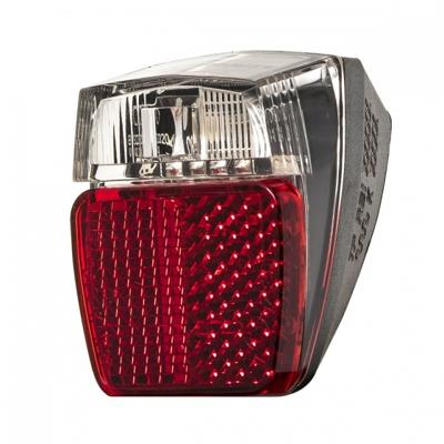 Herrmans achterlicht H-Trace Mini dynamo led 40 mm rood/wit