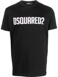 DSQUARED2 t-shirt en coton à logo imprimé - Noir