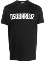 DSQUARED2 t-shirt en coton à logo imprimé - Noir - thumbnail