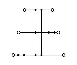 WAGO 2002-3208 Doorgangsklem 3-etages 5.20 mm Spanveer Toewijzing: N Grijs 50 stuk(s)