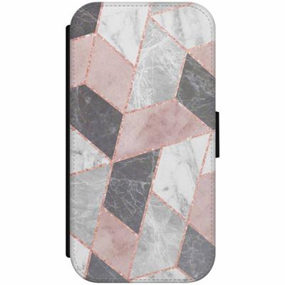 Samsung Galaxy A5 2017 flipcase - Stone grid