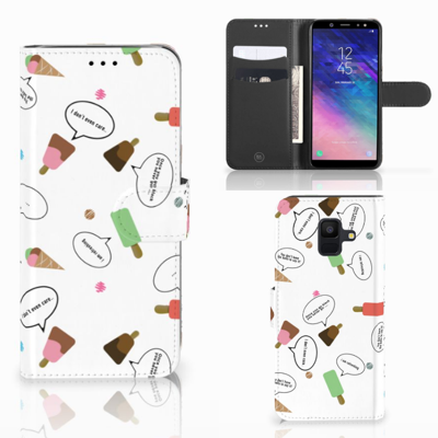 Samsung Galaxy A6 2018 Book Cover IJsjes