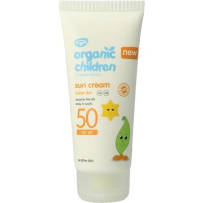 Green People org childr spf50 sun cr lavend