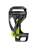 Raceone Fiets-flessenhouder, uniseks, volwassenen, zwart/neongeel, uniek