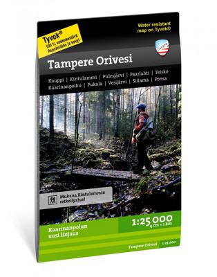 Wandelkaart Terrängkartor FIN Tampere Orivesi | Finland | Calazo Wandelkaart Terrängkartor FIN Tampere Orivesi | Finland | Calazo