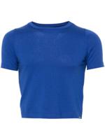 extreme cashmere Nº267 Tina fijngebreid T-shirt - Blauw