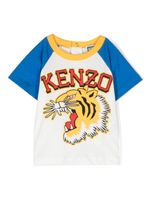 Kenzo Kids t-shirt à imprimé Tiger - Blanc